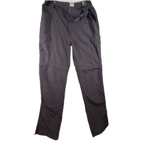RedHead Mens Convertible Cargo Pants 34x34 Brown Zip Off Hiking Fishing Trousers